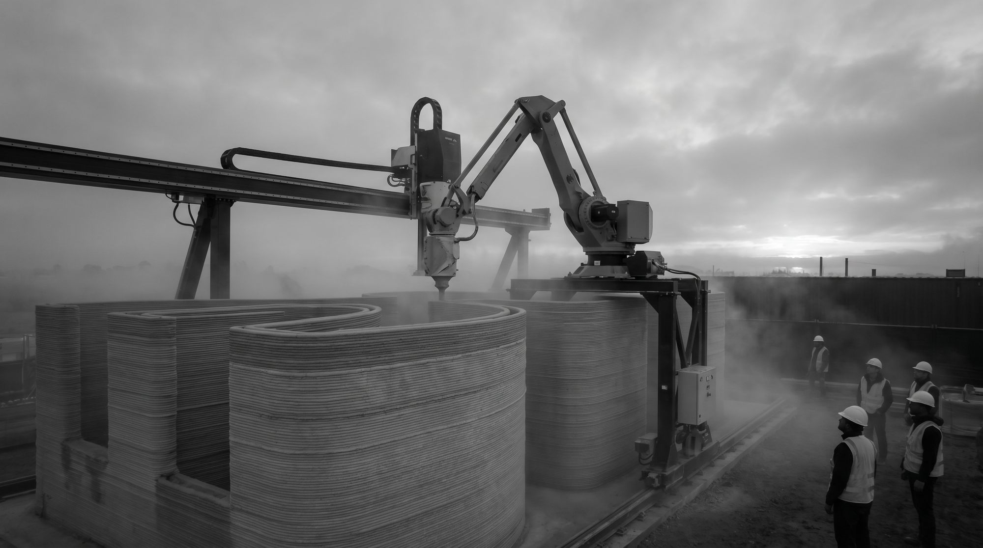 3D print residencial em P&B